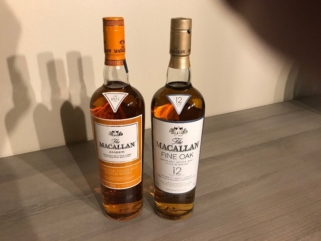 Whisky The Macallan Amber en Fine Oak12 jaar, Ophalen, Overige gebieden, Overige typen, Nieuw