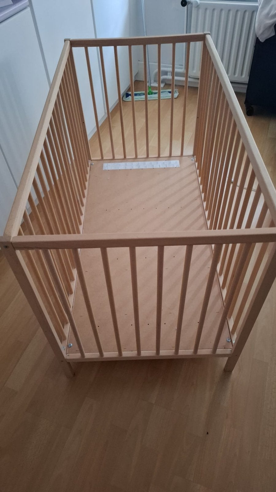Babybedje, Ophalen, Zo goed als nieuw