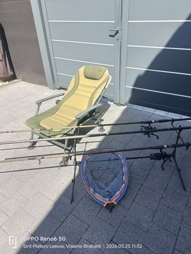 Petit lot de pêche à la carpe, Enlèvement