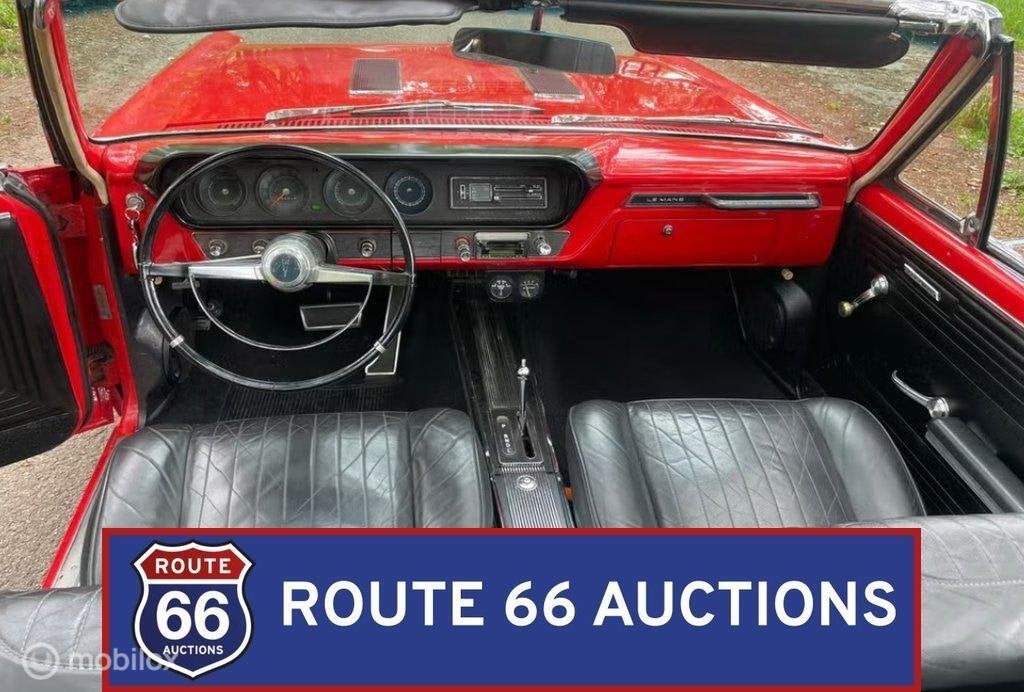 Pontiac LeMans Cabriolet | 1965 | Route 66 Auctions, Achat, Pontiac, Entreprise, Boîte manuelle