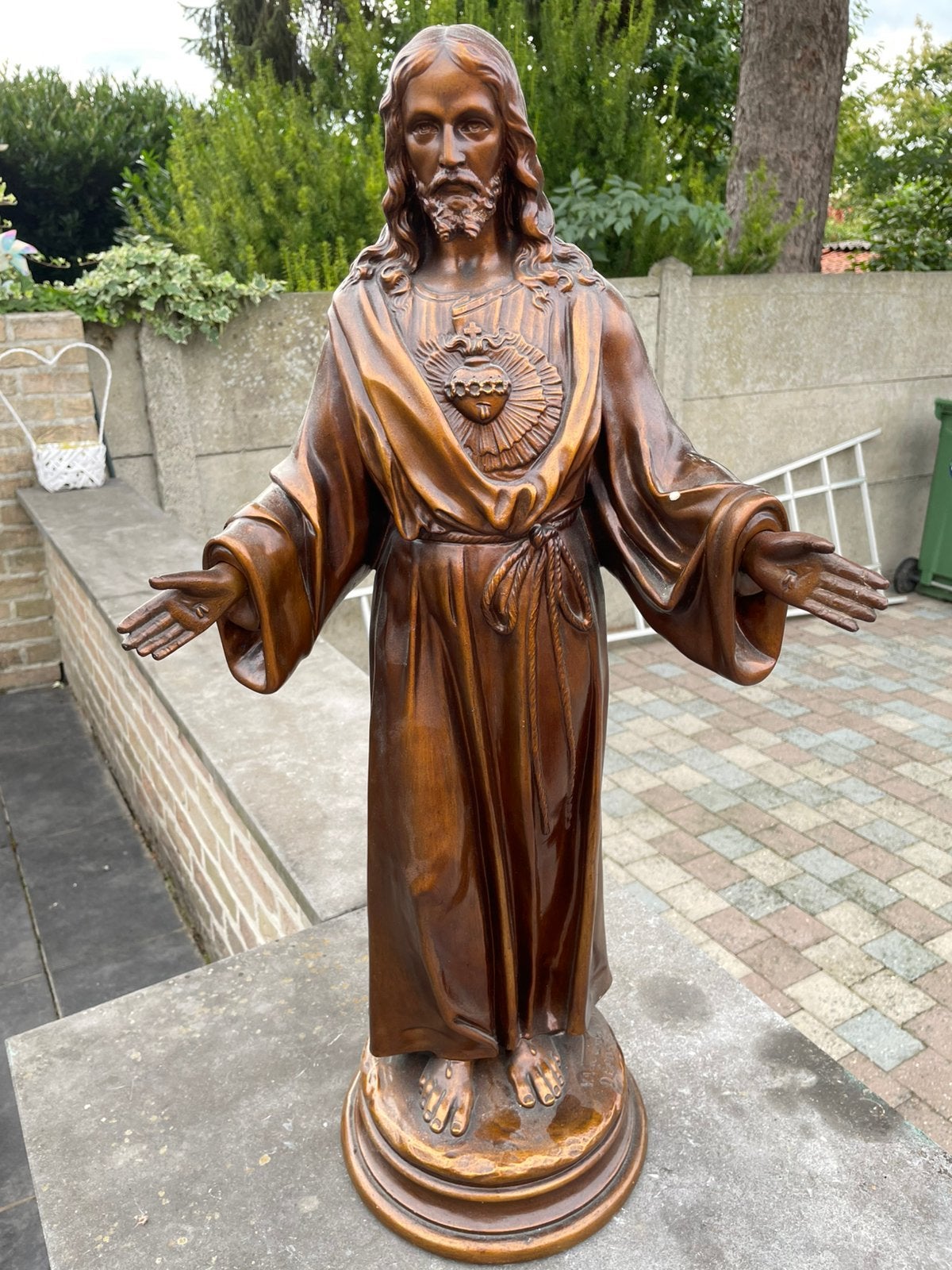 Statue de Jésus en plâtre, Antiquités & Art, Enlèvement