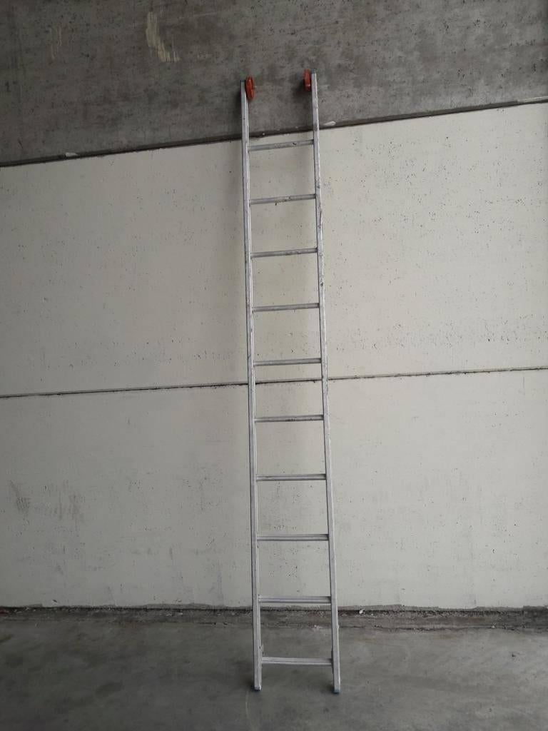Enkele ladder 10 treden, Enlèvement, Utilisé, Échelle, 2 à 4 mètres