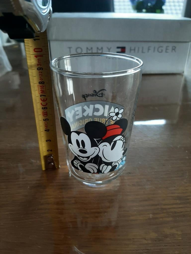 Disney Mickey & Minnie glas origineel, Ophalen of Verzenden