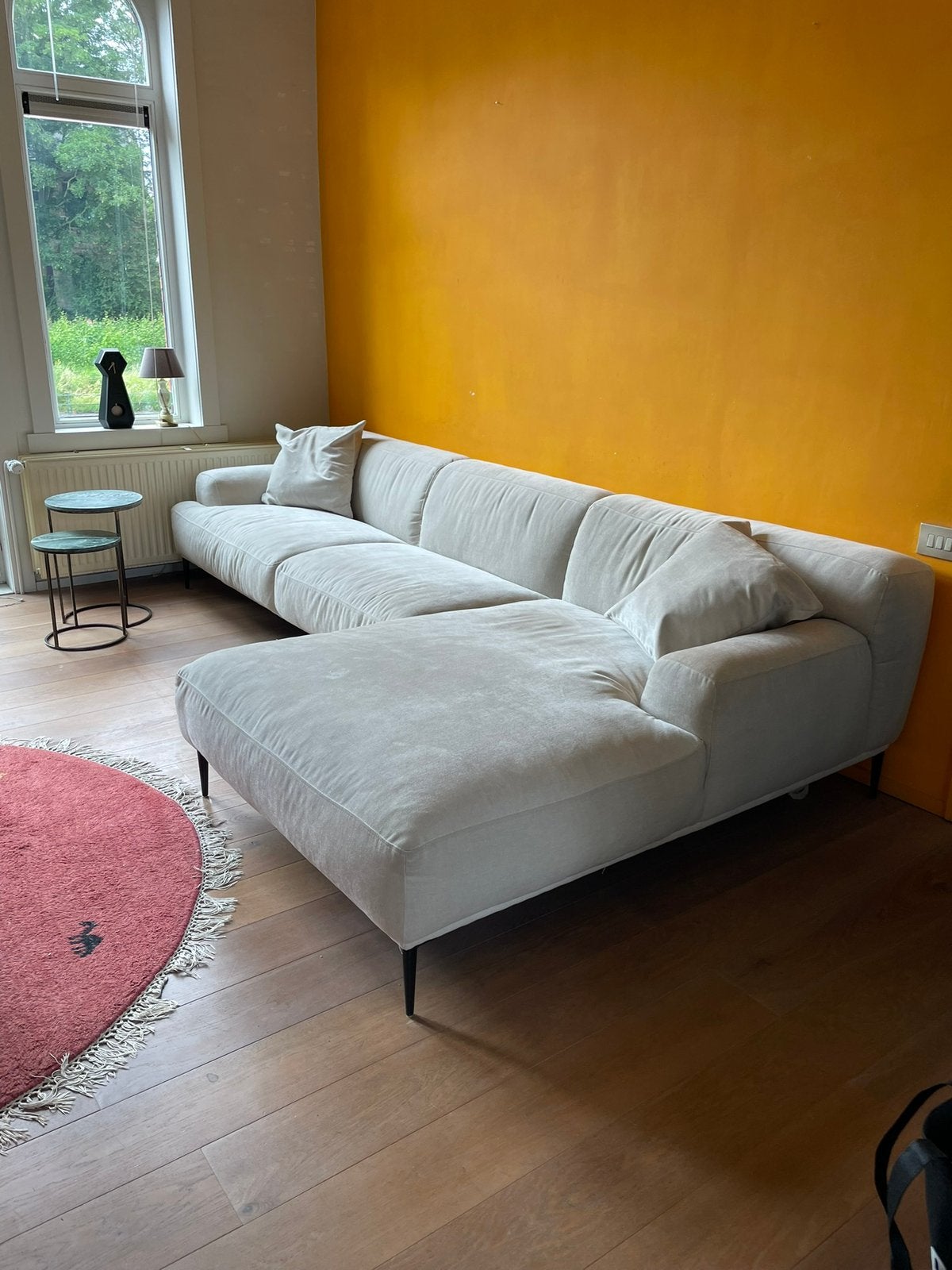 Superbe siège d'angle beige, Enlèvement, Comme neuf