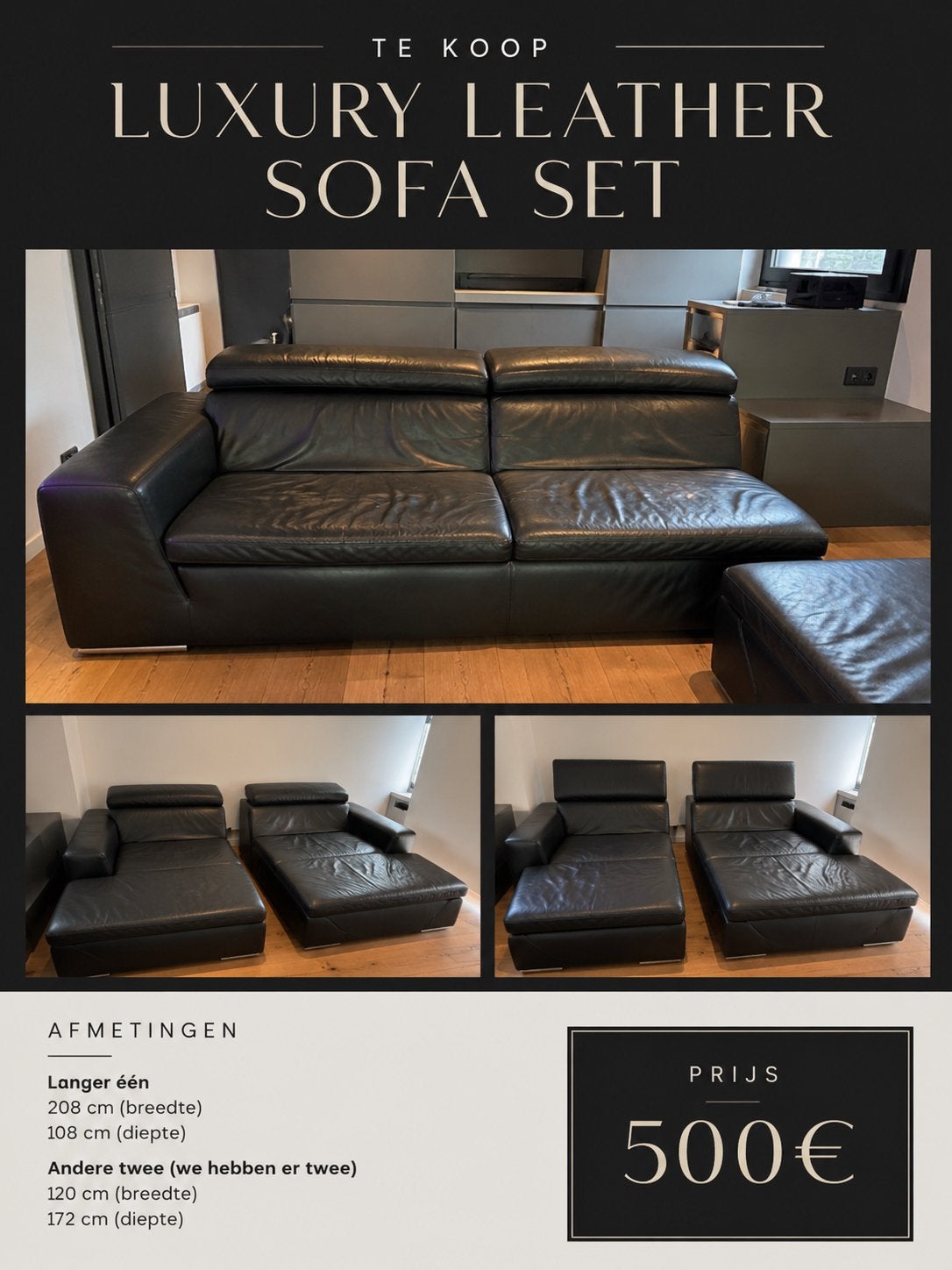 Siège, Maison & Meubles, Canapés | Salons, Enlèvement, Utilisé