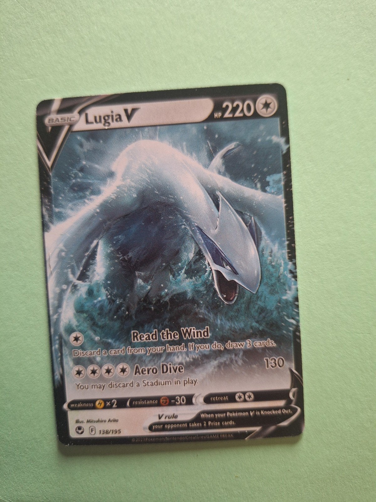 Lugia tegen 138/195, Ophalen of Verzenden, Nieuw, Losse kaart, Foil