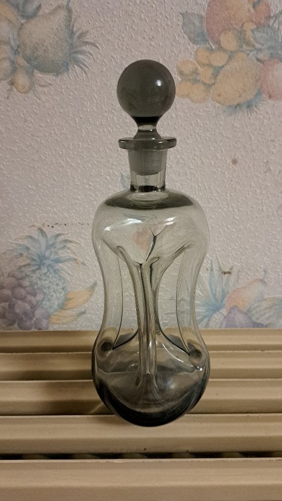 Vintage karaf „Kluk Kluk” JACOB BANG HOLMEGAARD, Antiek en Kunst, Ophalen