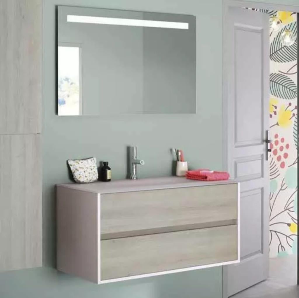Sanijura REFLET SENS 120 spiegel, Huis en Inrichting, Badkamer | Badkamermeubels, Ophalen, Nieuw, Overige typen, 100 tot 150 cm