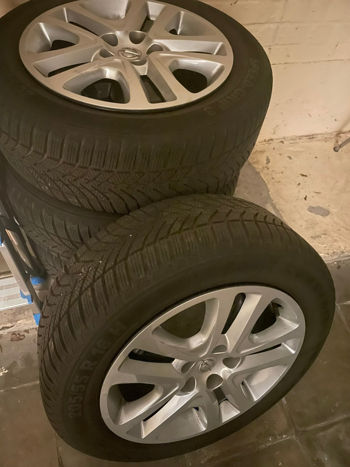 Winterbanden opel Astra K - 205/55R 16H, Autos : Pièces & Accessoires, Enlèvement, Pneus hiver, Jante(s)