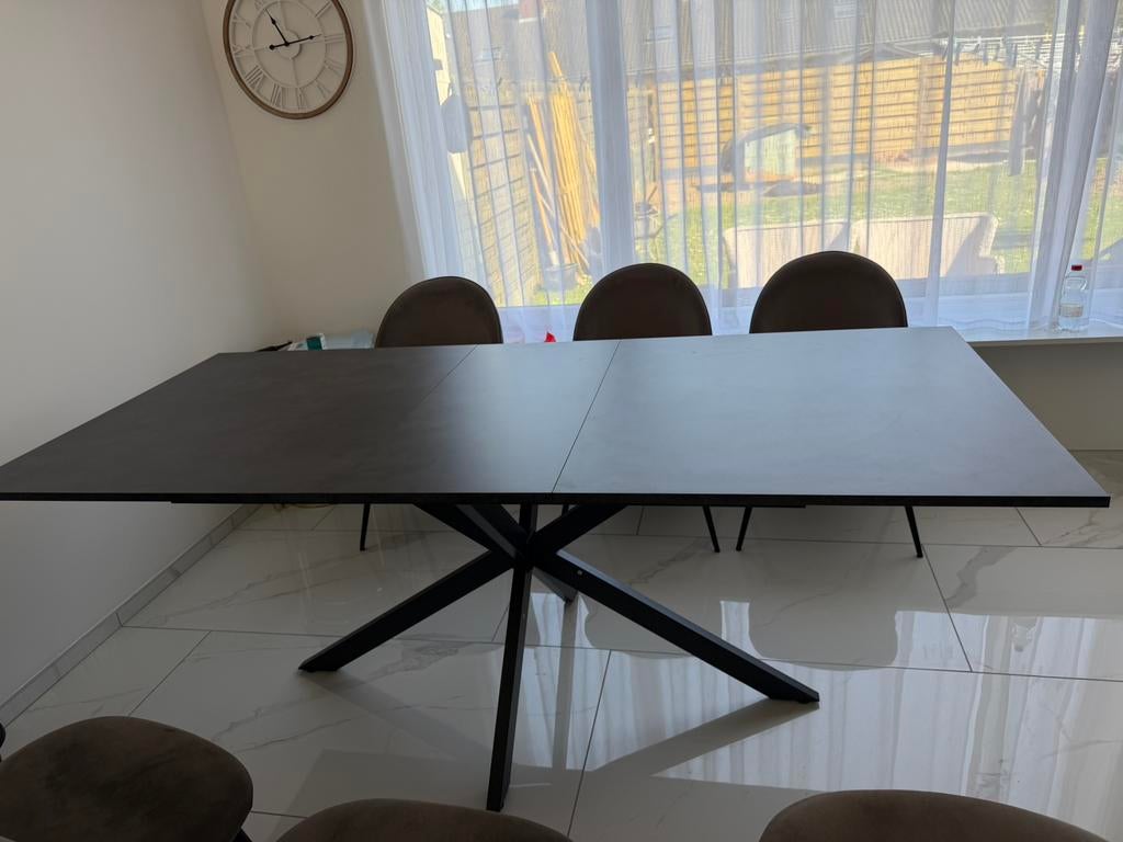 table à manger, Neuf, Strak, moderne landelijke stijl, Cinq personnes ou plus, 150 à 200 cm