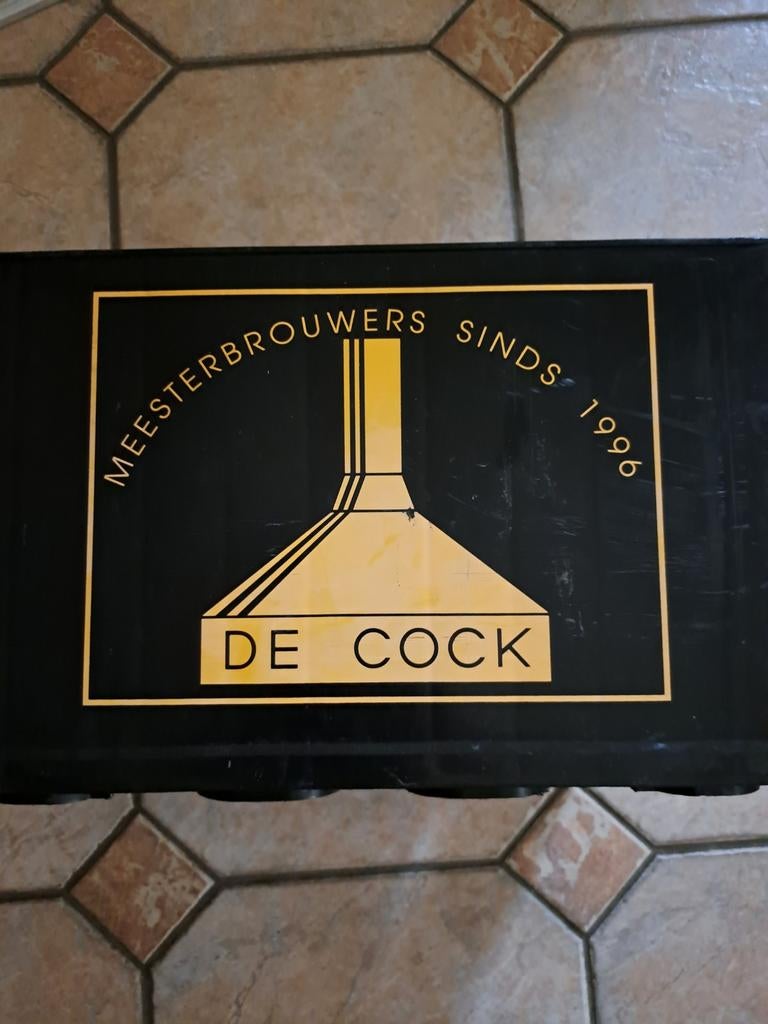 Lege bierkrat De Cock Meesterbrouwers sinds 1996, Verzamelen, Ophalen of Verzenden, Flesje(s)