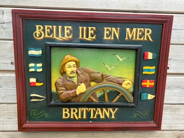 Country Corner bord "Belle Ile..."..., Ophalen