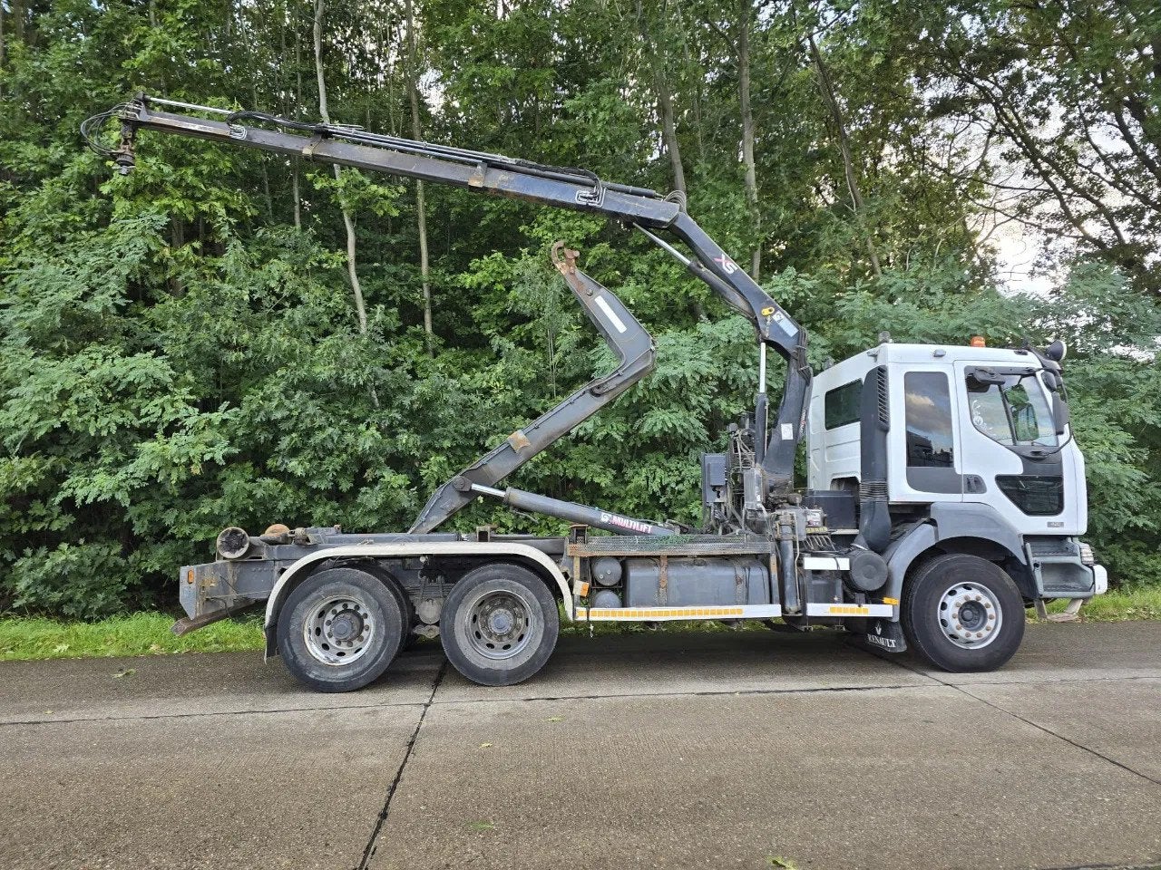 Renault Kerax 420 dci/ RETARDER /Kraan Hiab 088B-2 Duo/ Mult, Achat, Entreprise, ABS, 309 kW