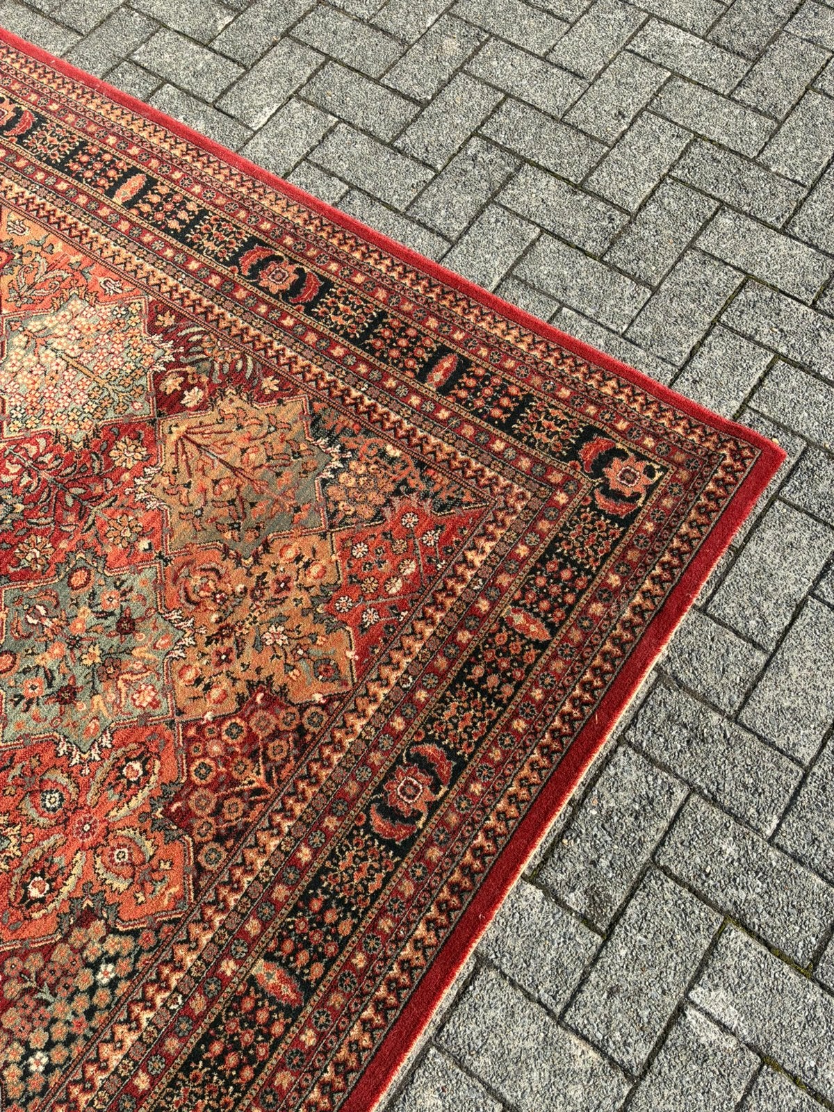 Wollen tapijt met oosters design/kirman royal, Huis en Inrichting, Ophalen, Gebruikt, 150 tot 200 cm, 200 cm of meer