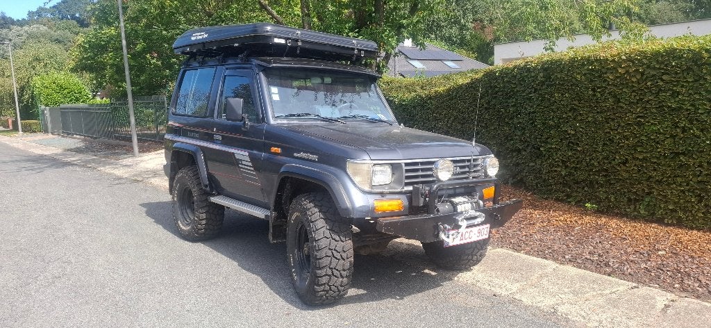 Toyota land cruiser lj 70, Auto's, Stof, 4 cilinders, Blauw, Particulier
