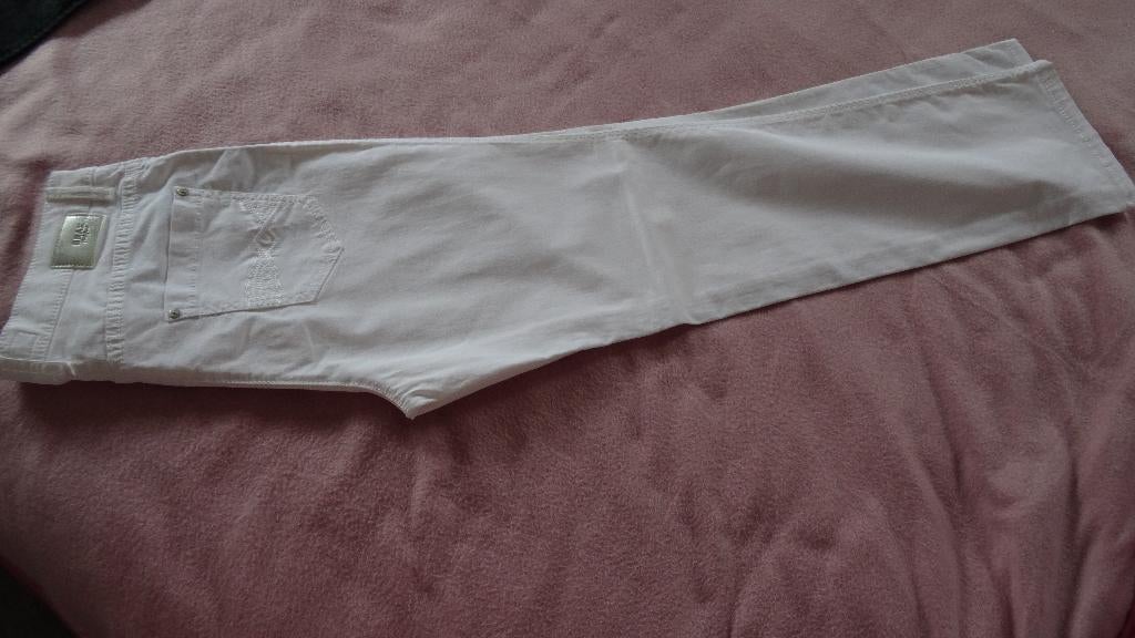 BROEK BRAX WIT NIEUW MAAT 40, Maat 38/40 (M), Brax, Wit, Nieuw