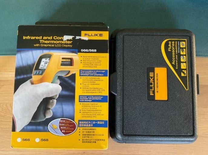 Thermomètre infrarouge et de contact Fluke 566/RS, Bricolage & Construction, Instruments de mesure, Enlèvement ou Envoi, Comme neuf
