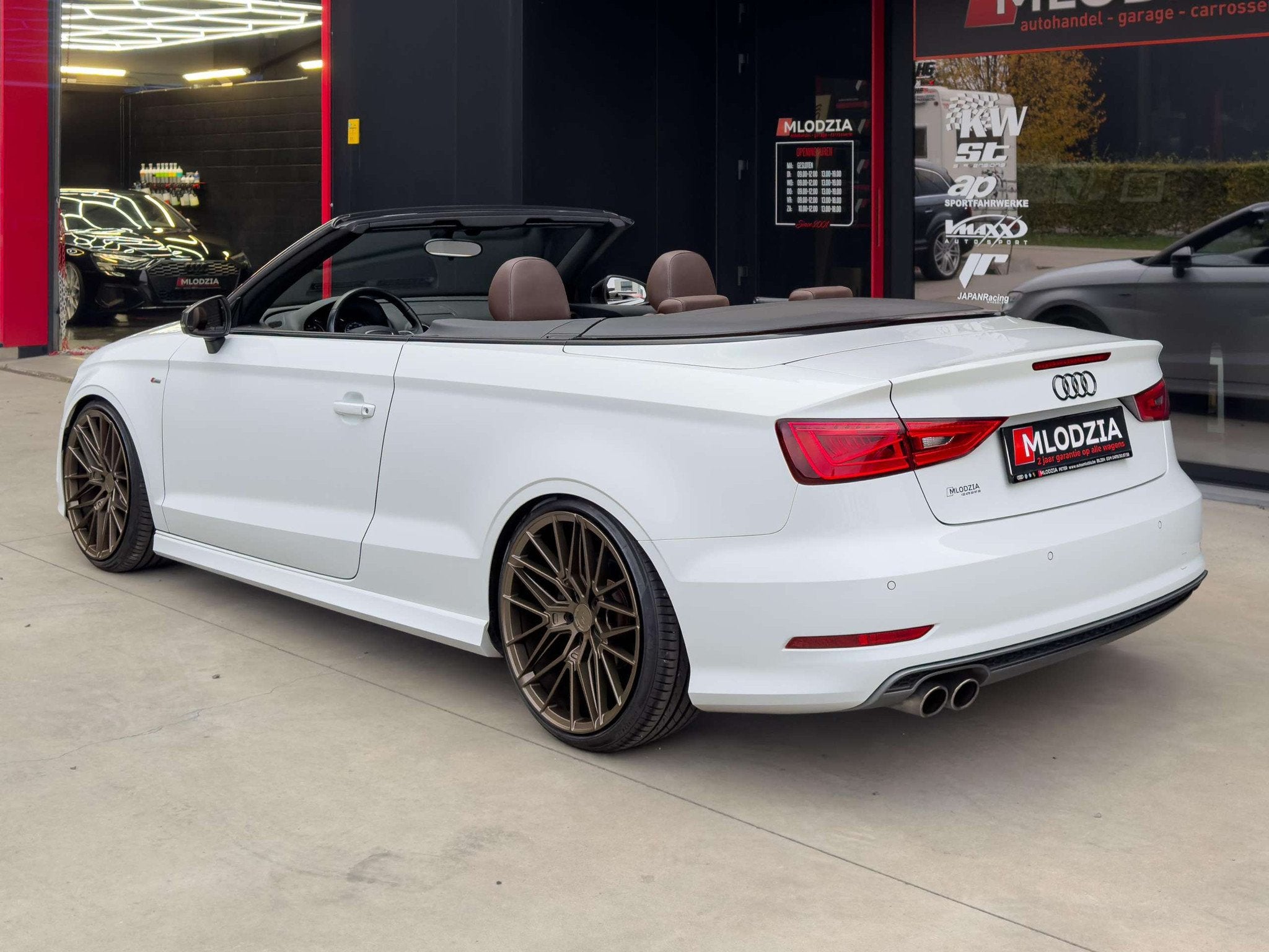 Audi A3 CABRIO black edition TUNED Vmaxx + 19“ JR38, Auto's, Voorwielaandrijving, 4 zetels, Gebruikt, Euro 6