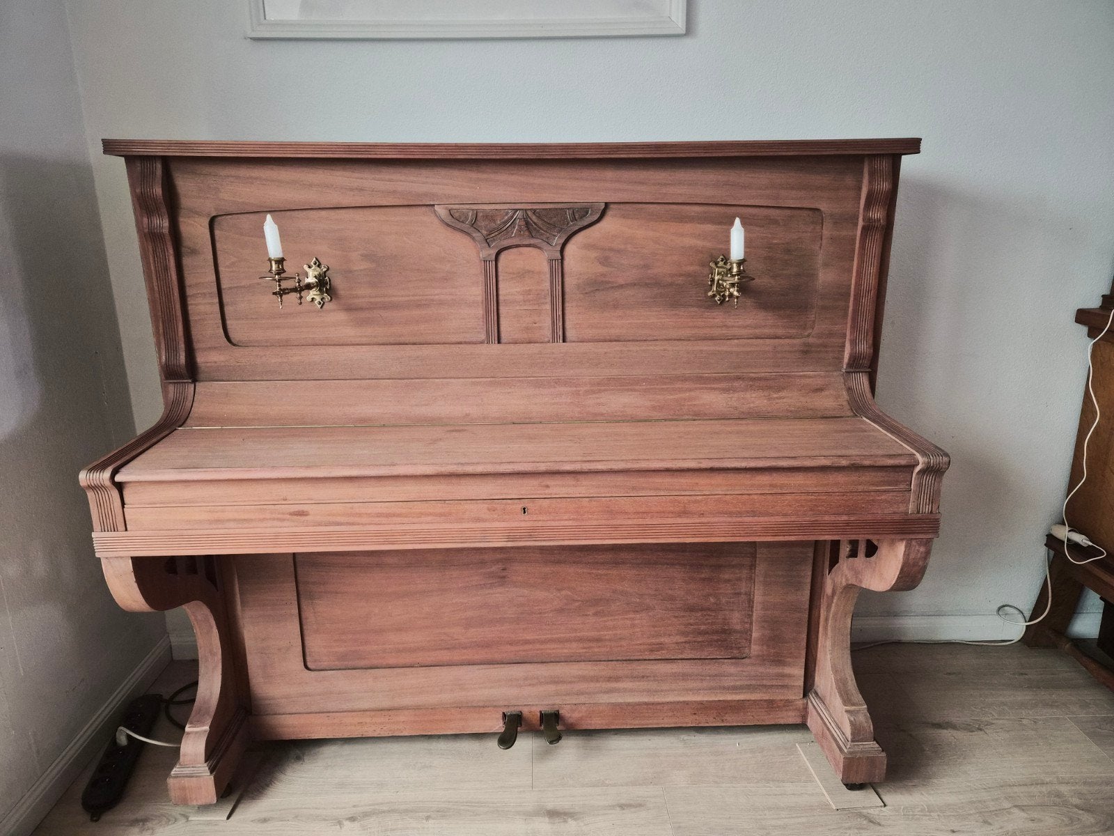 Mooie oude piano Gebroeders Kölski ivoren toetsen, Muziek en Instrumenten, Piano's, Ophalen, Piano