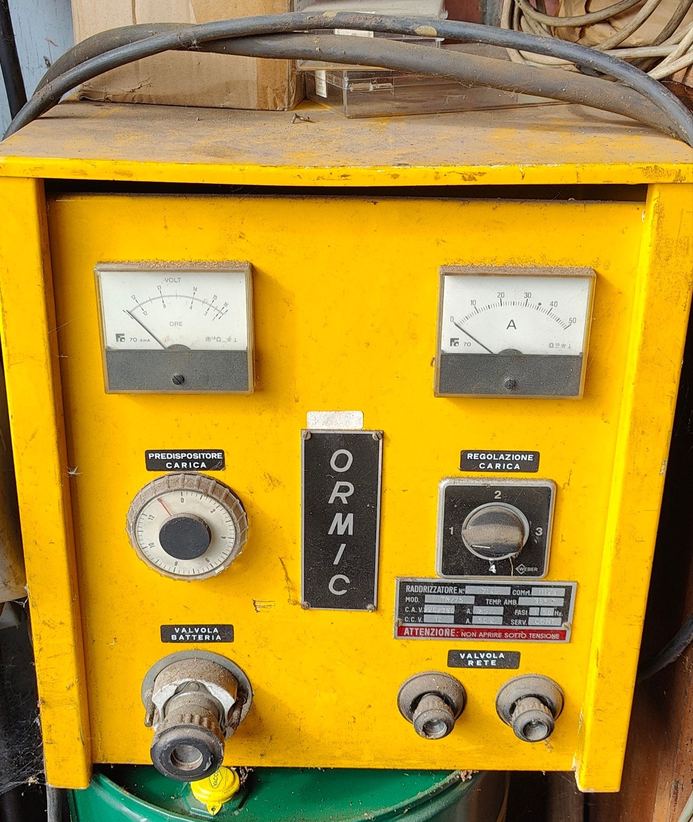 ORMIC TR/75 Transformateur Chargeur 220v 380v en 12v, Autos : Divers, Enlèvement, Utilisé