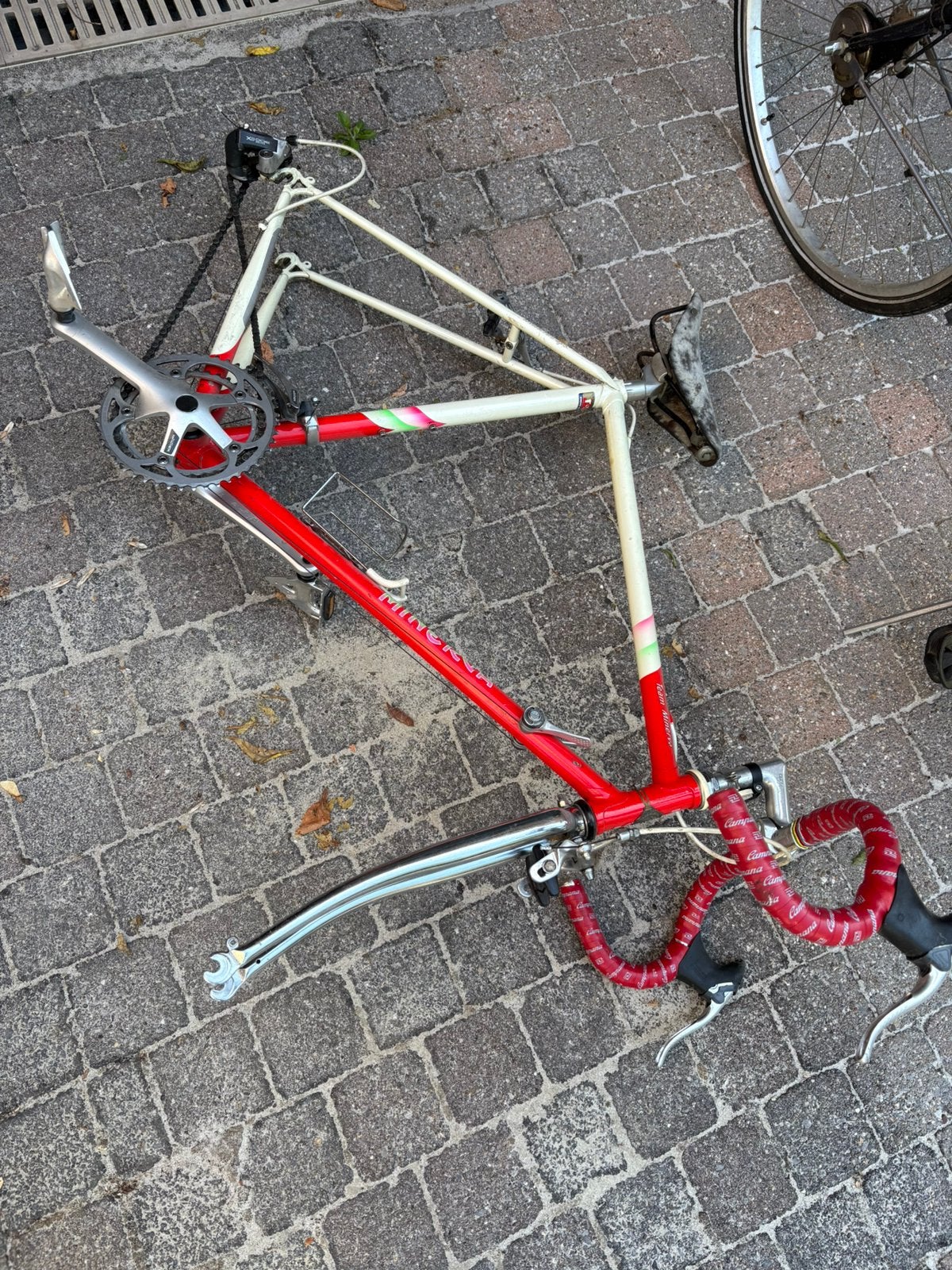 Frame koersfiets, Ophalen