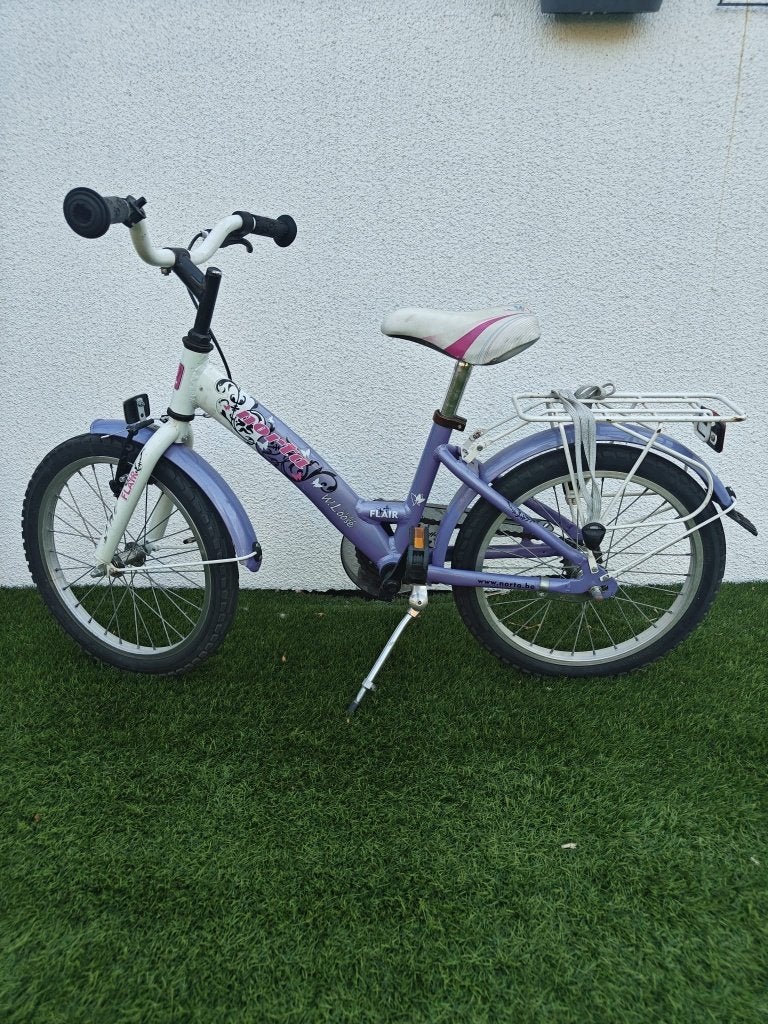 Meisjesfiets 18 inch, Fietsen en Brommers, Ophalen, Gebruikt, Handrem, 18 inch