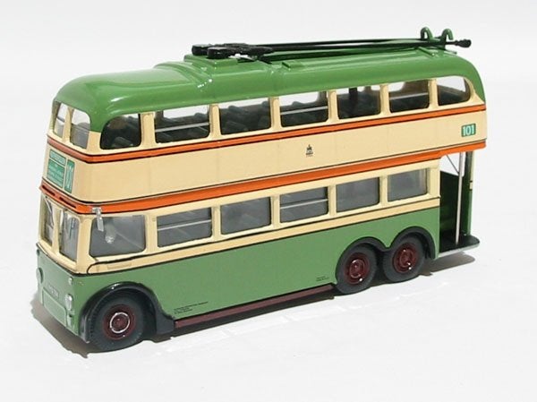 1:76 Corgi OM43706 1948 AEC BUT9641T Trolleybus Glasgow, Hobby en Vrije tijd, Ophalen of Verzenden, Zo goed als nieuw, Bus of Vrachtwagen