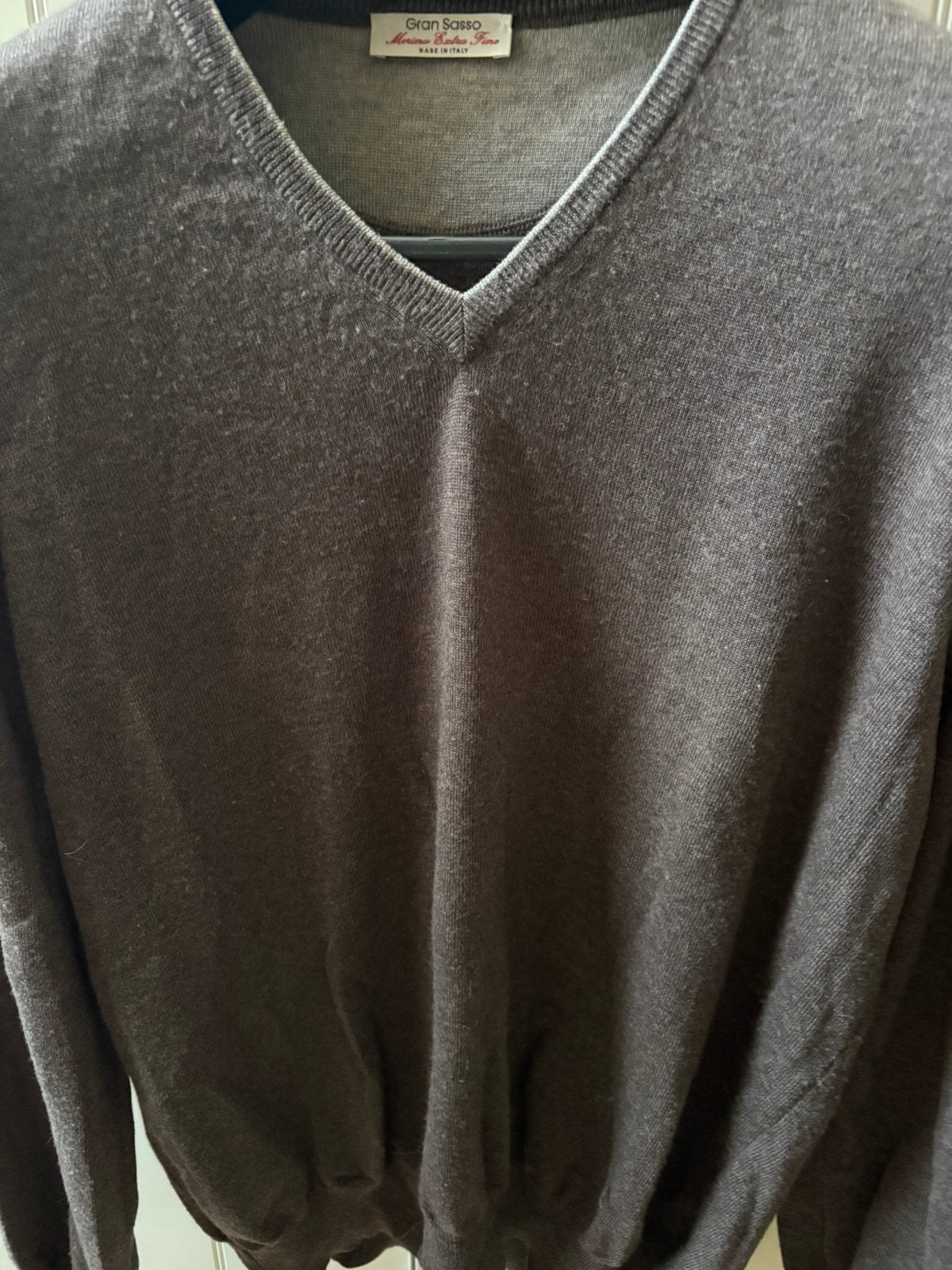 Heren trui Gean Sasso Italie, Ophalen, Gedragen, Maat 56/58 (XL), Grijs
