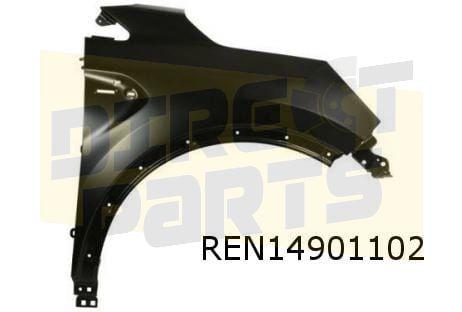 Renault Captur (1/20-) voorscherm Rechts Origineel! 63100725, -, -, Nieuw, Spatbord