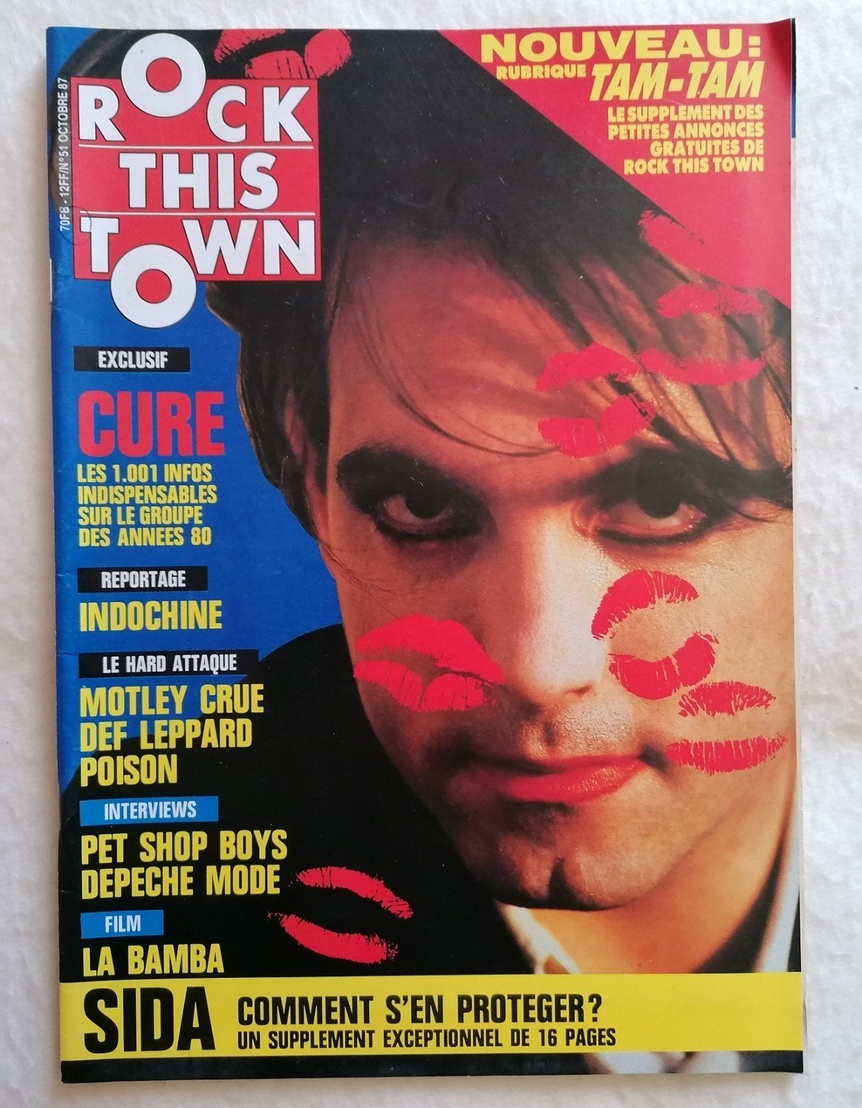 Rock this town octobre 87, Ophalen of Verzenden, 1980 tot heden, Tijdschrift