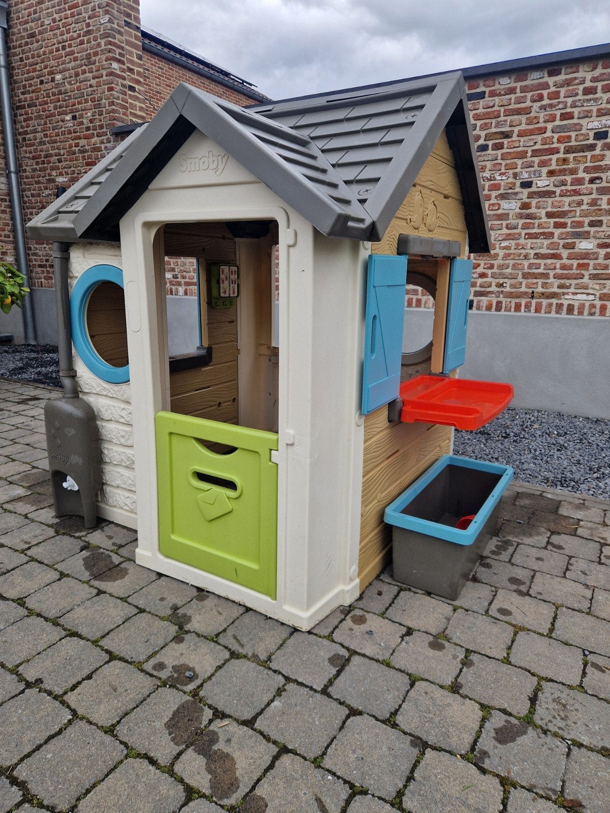 Smoby gardenhouse + nieuwe picknicktafel, Kinderen en Baby's, Ophalen, Gebruikt, Kunststof