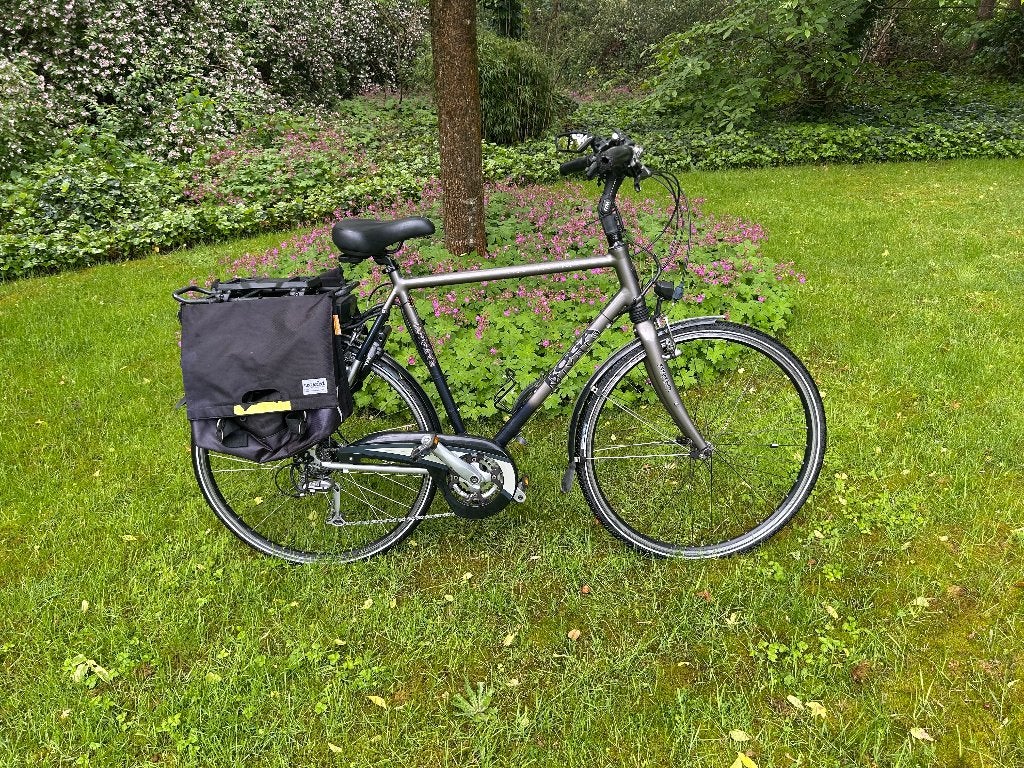 Elektrische fiets, Fietsen en Brommers, Elektrische fietsen, Gebruikt, Overige merken, 30 tot 50 km per accu, Ophalen