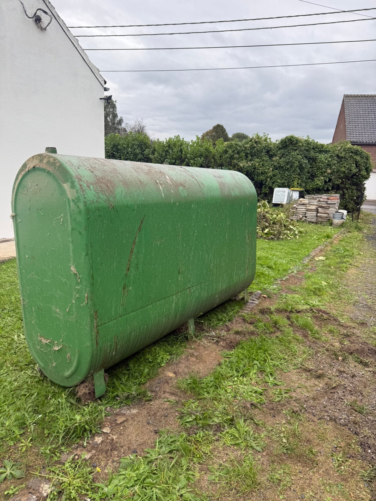 Cuve a mazout 2500L ! propre !, Bricolage & Construction, Enlèvement, Utilisé, 80 cm ou plus, Autres types