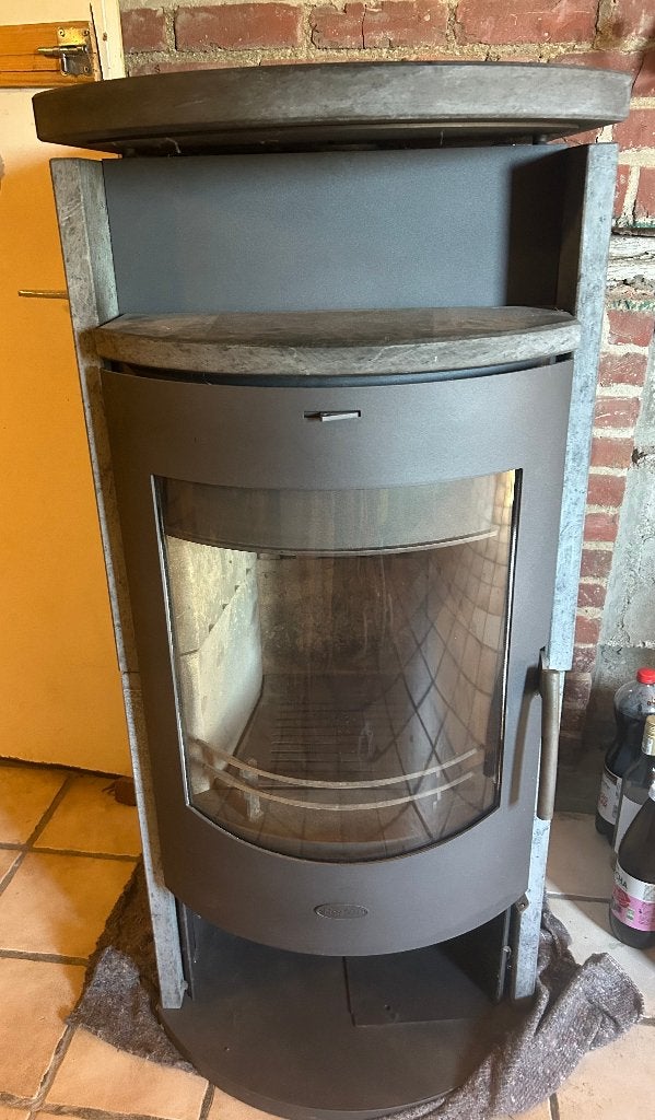 Houtkachel Fireplace met steatite -8kw, Ophalen, Gebruikt, Houtkachel, Vrijstaand