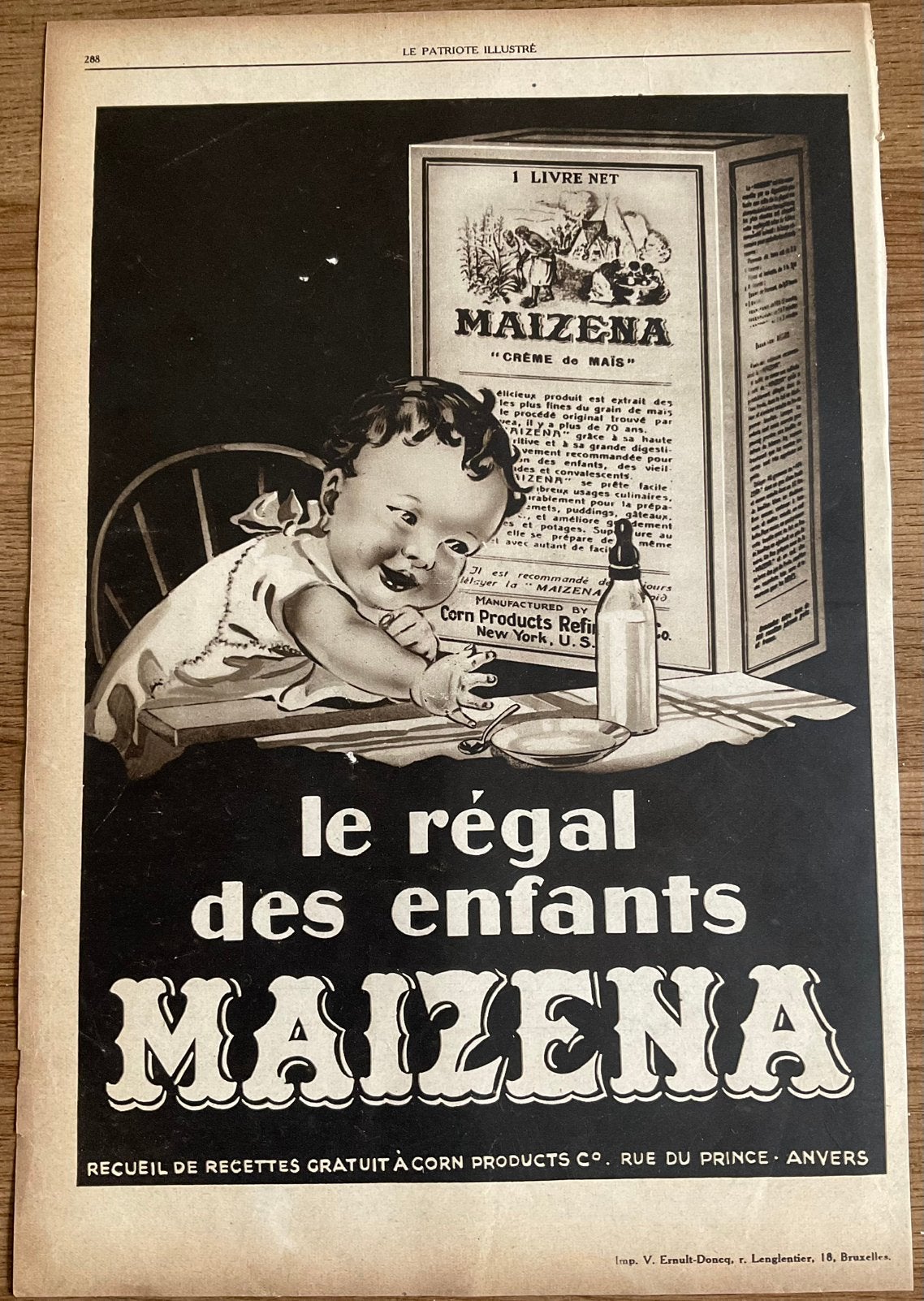 Anciennes coupures de journaux MAIZENA, Enlèvement ou Envoi, 1920 à 1940, Coupure(s)