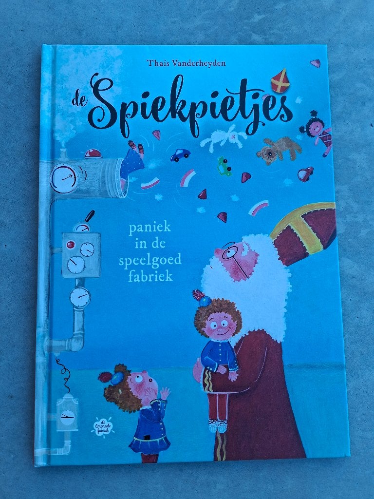 De spiekpietjes paniek in de speelgoedfabriek, Ophalen, Zo goed als nieuw, Voorleesboek