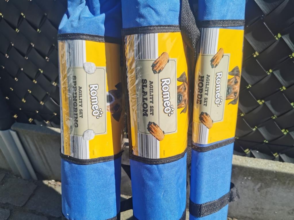 Agilitie set voor honden., Ophalen