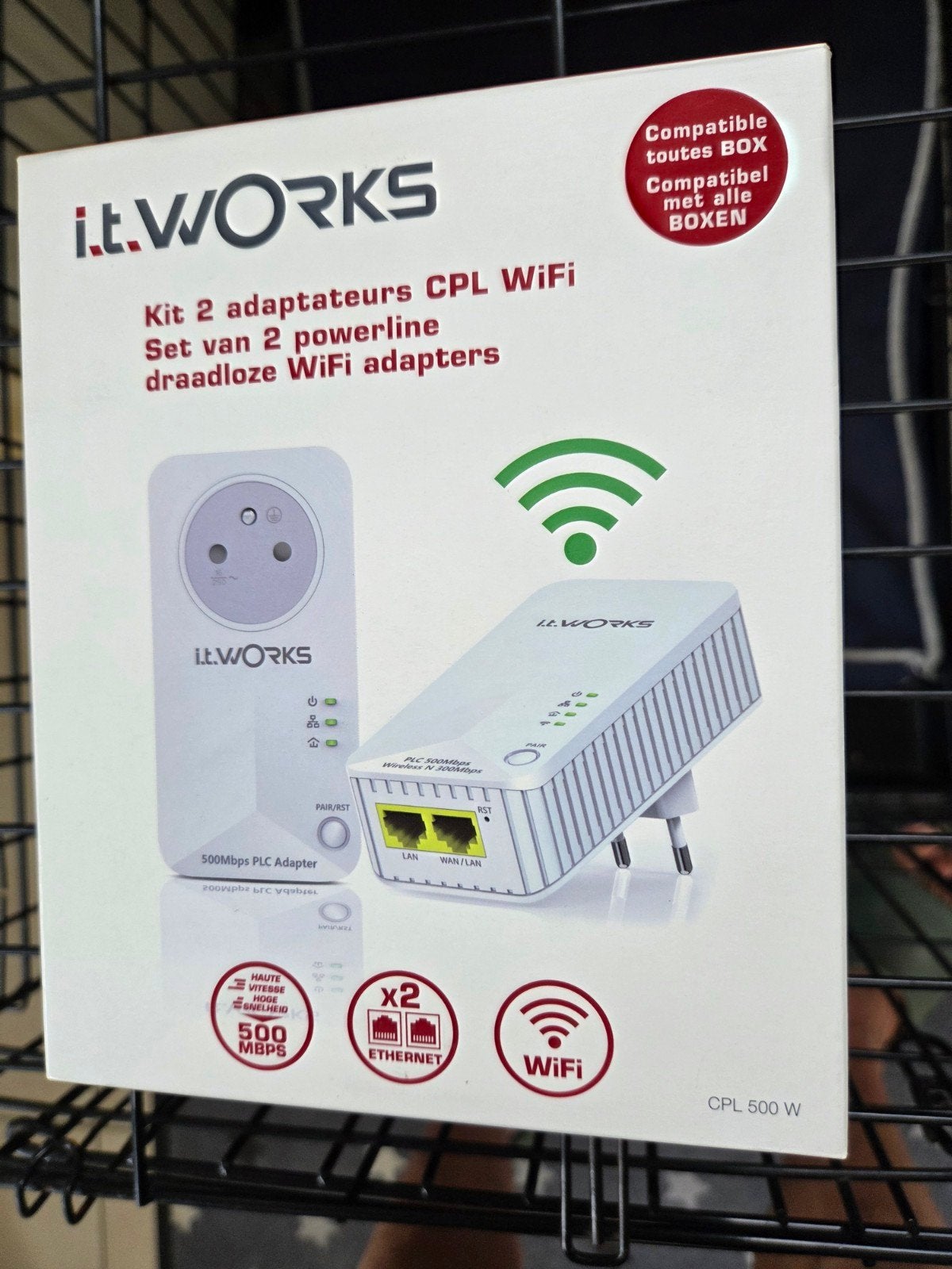 kit 2 adaptateurs wifi, Informatique & Logiciels, Enlèvement, Comme neuf, I.t works