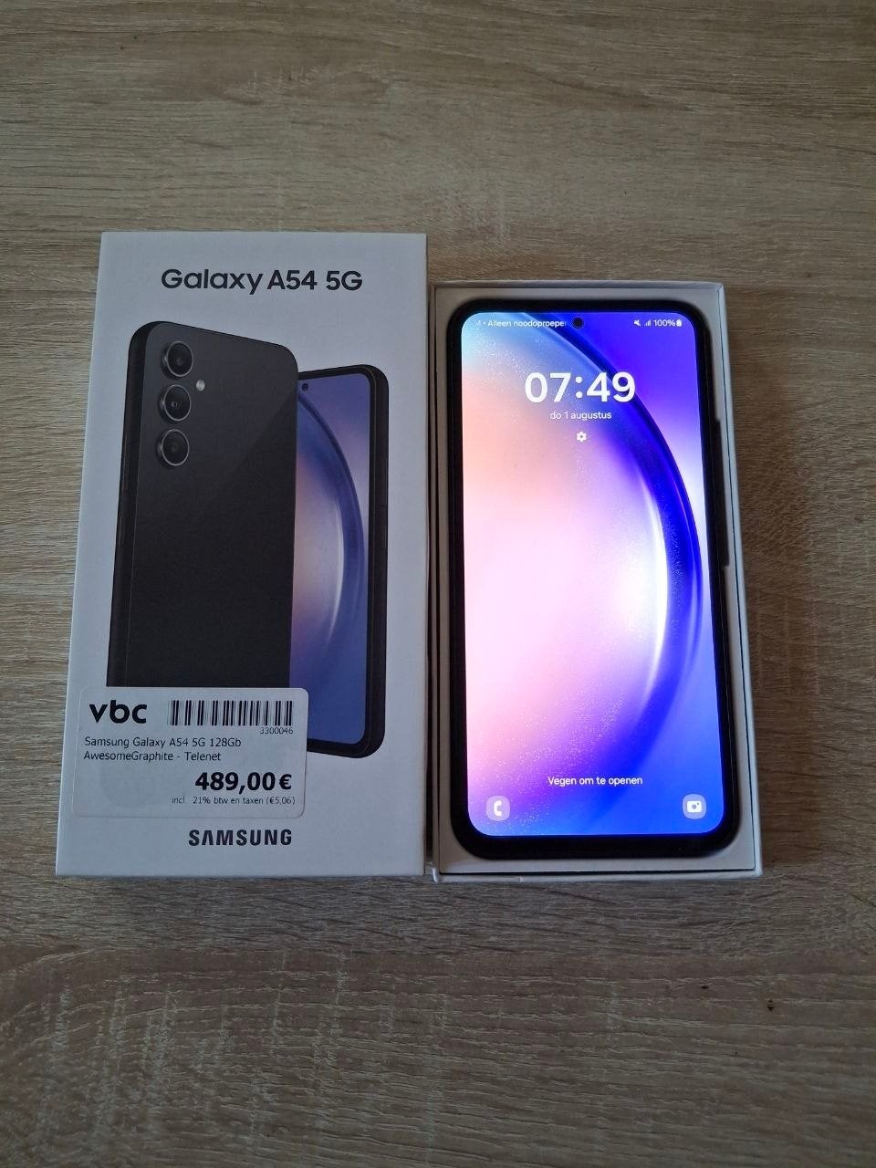 Samsung Galaxy A54 5G - 128GB - Awesome Graphite - In topsta, Télécoms, Téléphonie mobile | Samsung, Enlèvement