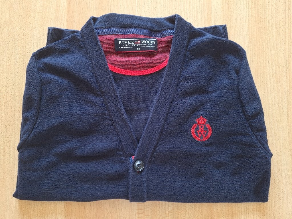 Donkerblauwe gilet voor jongen River Woods maat 10 jaar, Kinderen en Baby's, Kinderkleding | Maat 140, River Woods, Trui of Vest