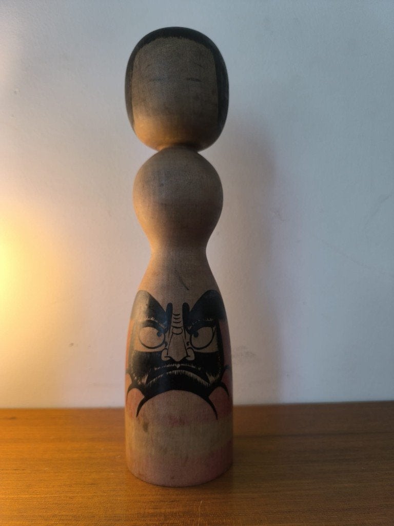 Grande Poupée Kokeshi Vintage Daruma, Enlèvement ou Envoi