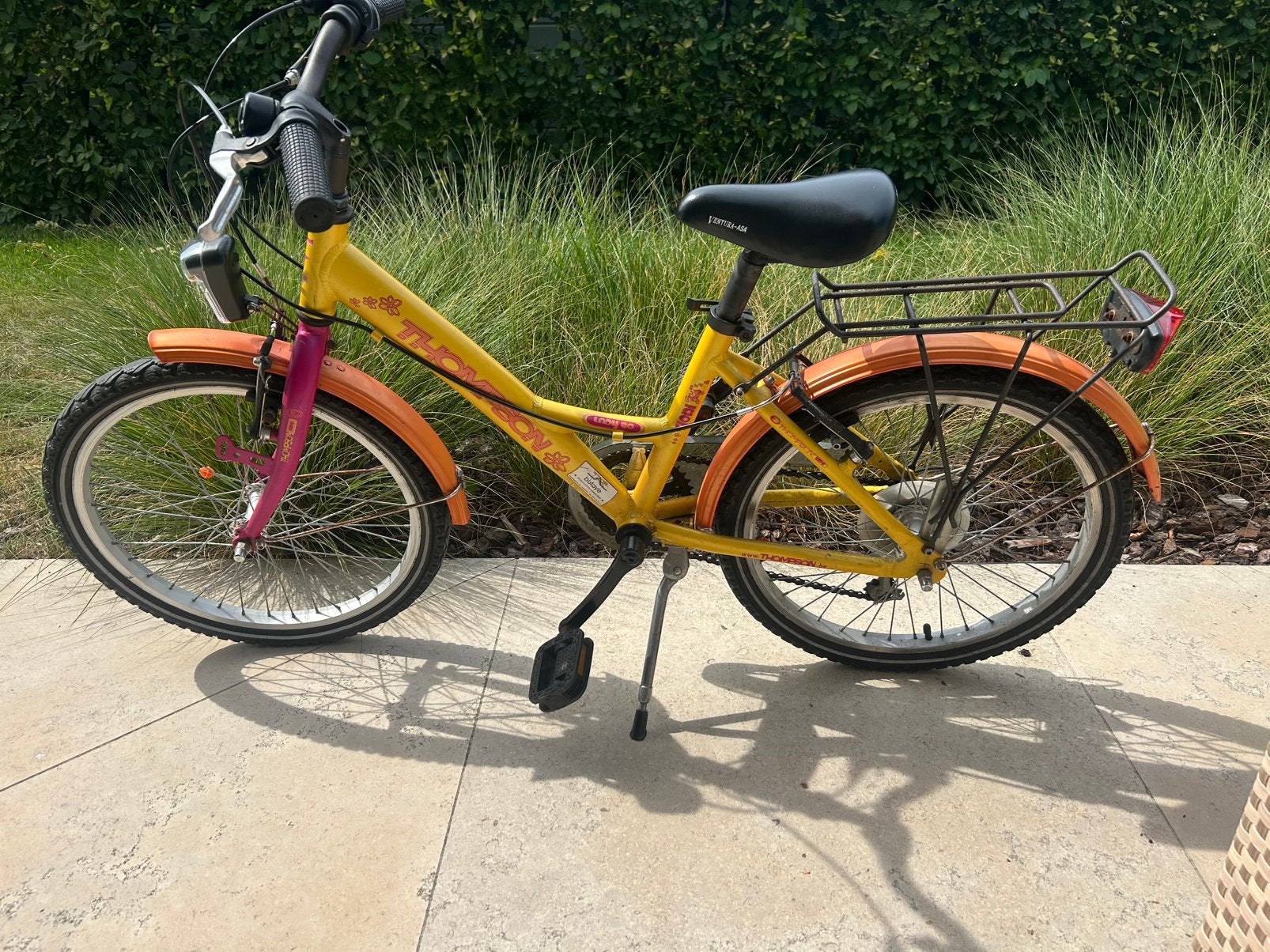 Meisjesfiets 18 inch, Fietsen en Brommers, Fietsen | Meisjes, Ophalen, Gebruikt, 18 inch, Handrem