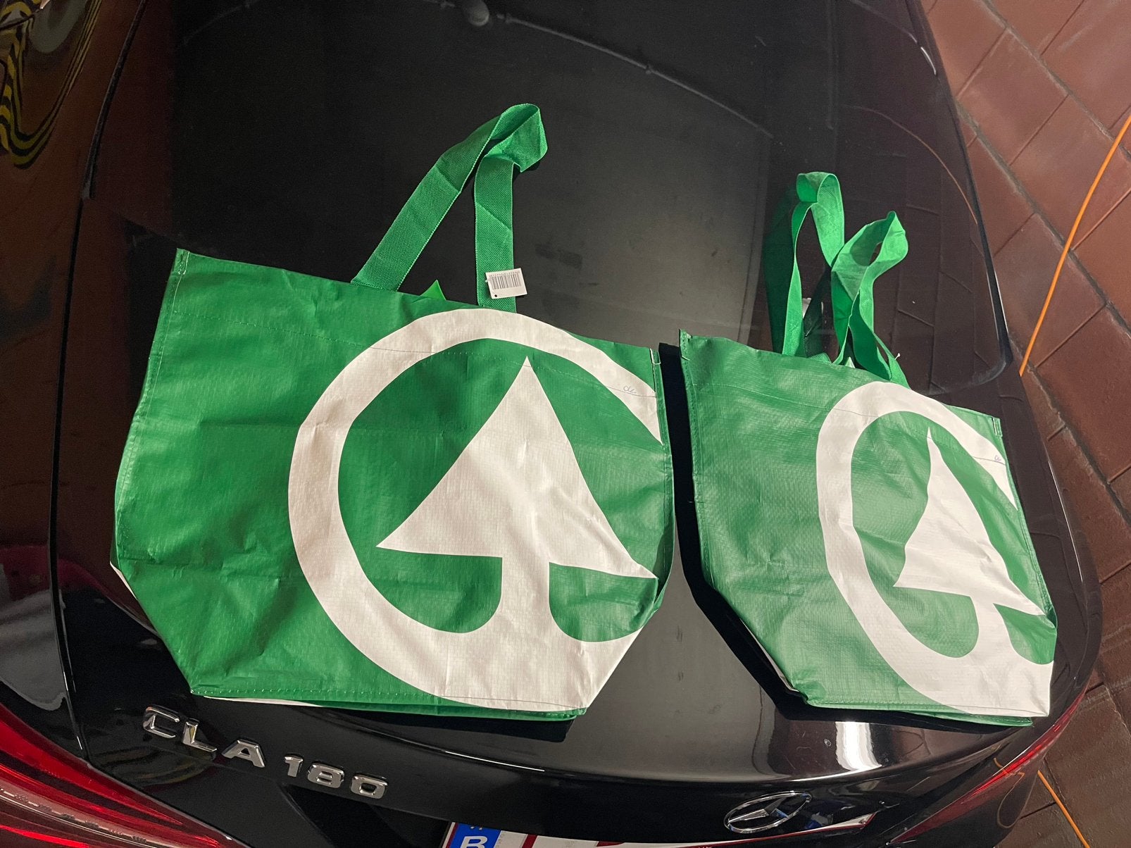 Set van 2 gloednieuwe SPAR ‘Big Bag’ boodschappentassen, Enlèvement ou Envoi