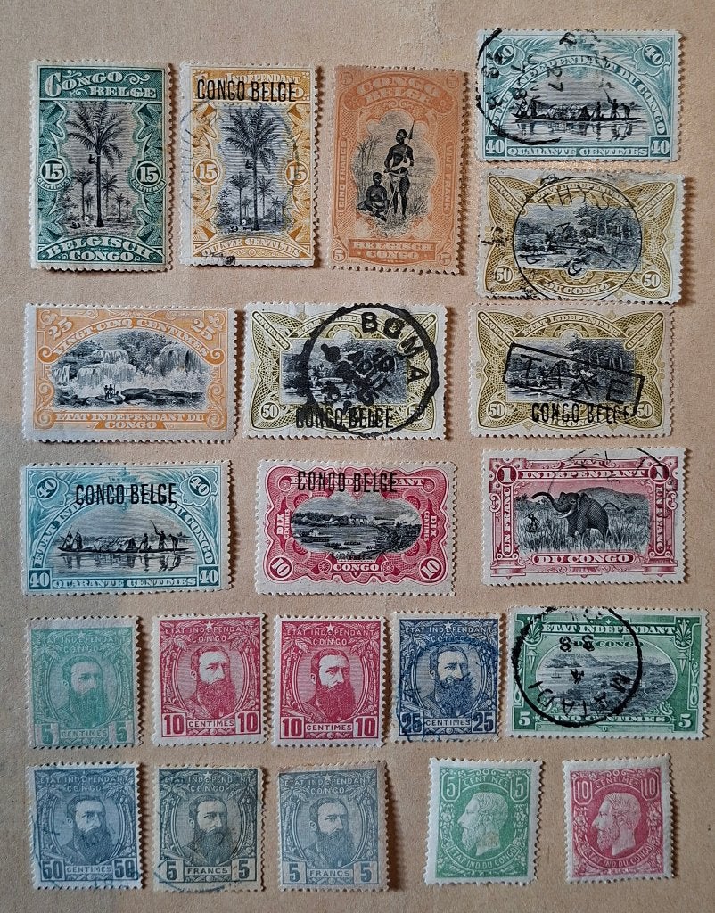 Timbres rares Etat Indépendant du Congo 9, Envoi