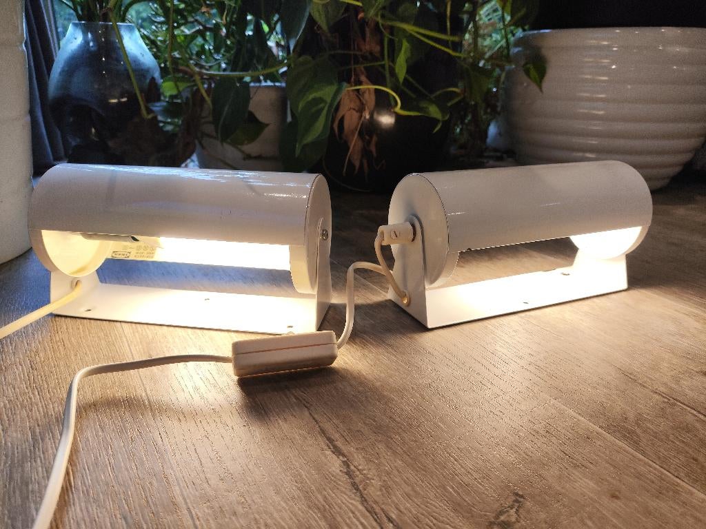 Ensemble de 2 appliques murales vintage IKEA LOD, Maison & Meubles, Lampes | Appliques, Enlèvement ou Envoi