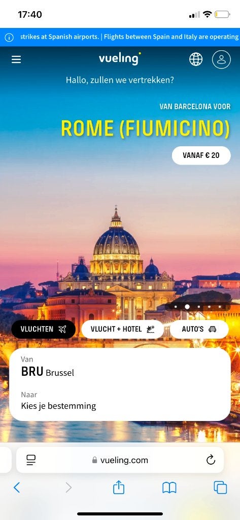 Vliegtickets Vueling 500 euro, Tickets en Kaartjes, Kortingen en Cadeaubonnen, Twee personen, Cadeaubon, Overige typen