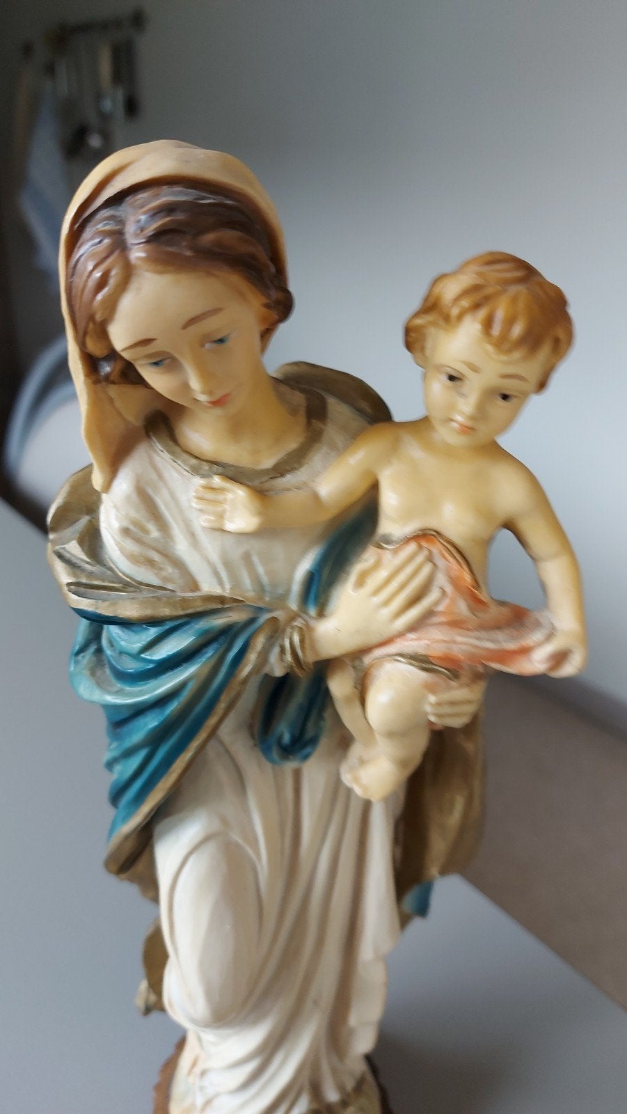 Madonna met kind., Antiek en Kunst, Antiek | Religieuze voorwerpen, Ophalen