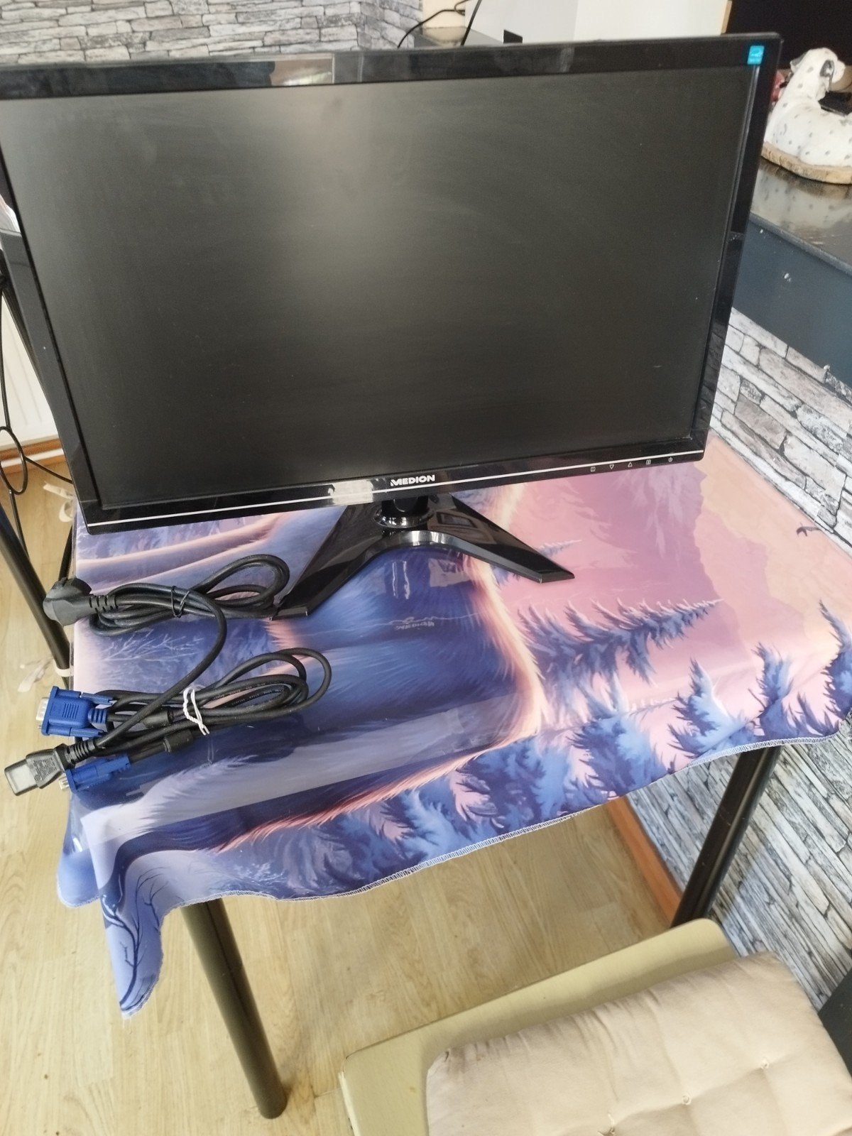 monitor 23.6 inch Medion 59.9 CM scherm, Computers en Software, Monitoren, Ophalen, Zo goed als nieuw, Medion