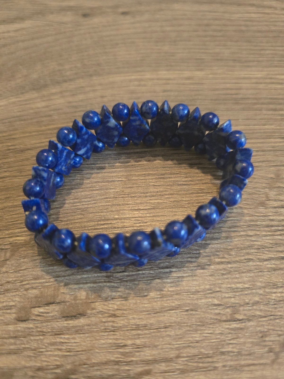Bracelet en lapis lazuli pierres précieuses bijoux, Enlèvement ou Envoi