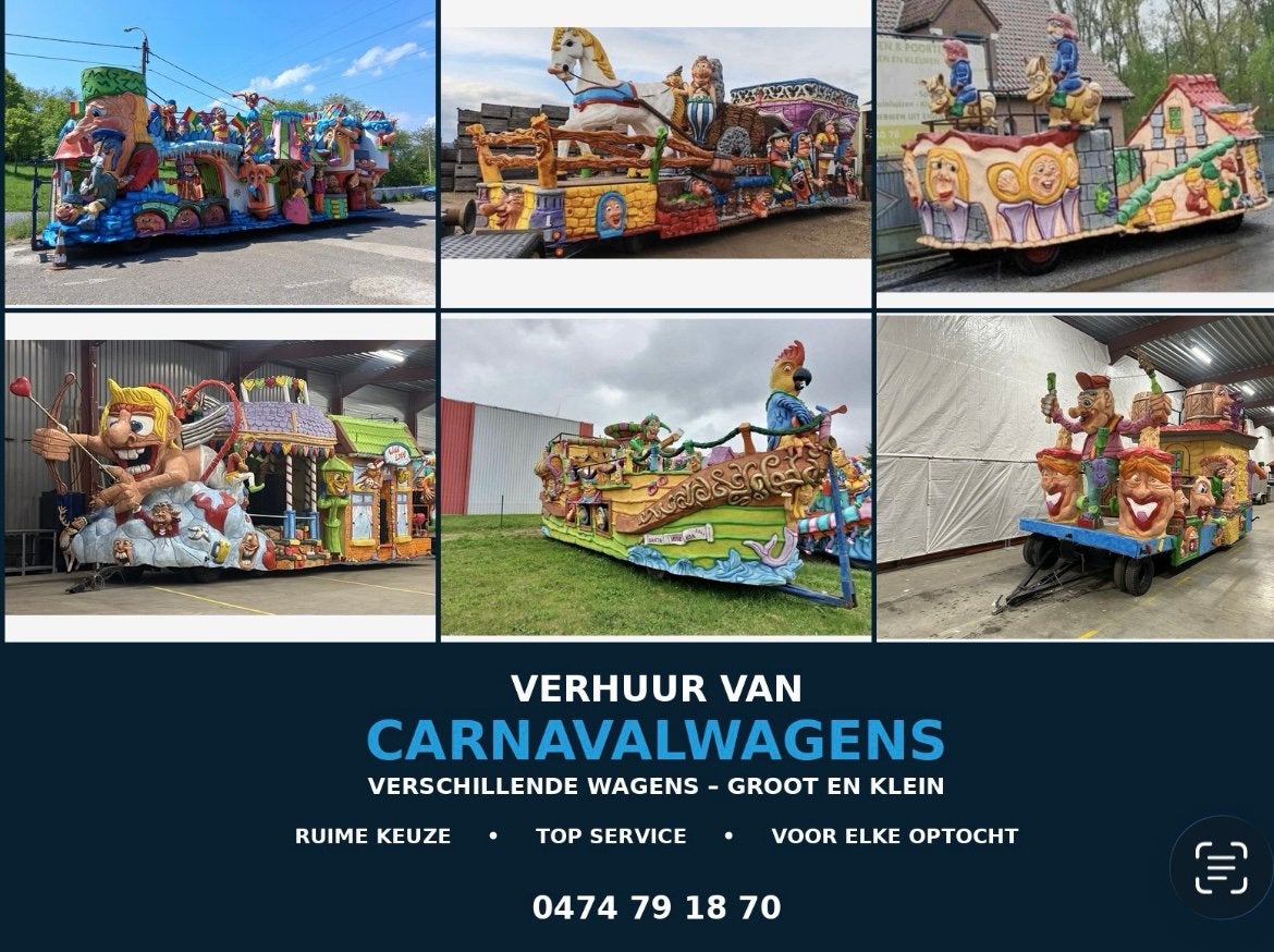 Carnavalwagens te huur
